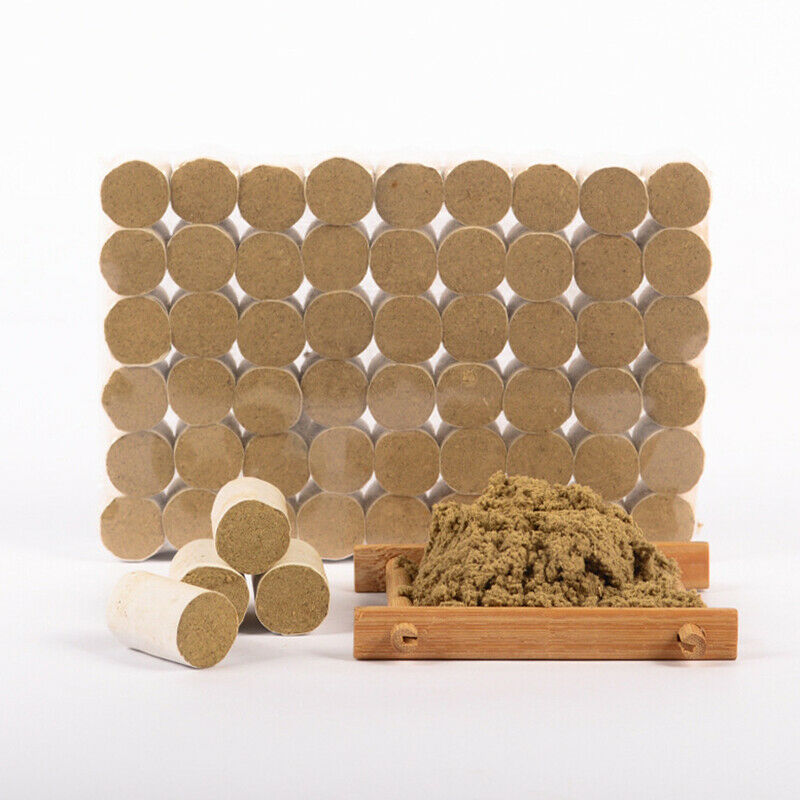 54pcs Moxa Cone Smokeless Pure Moxa Rolls 3 Year Moxa Stick for Heating MasS Hn