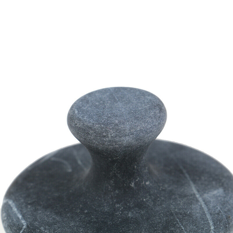Black Gua Sha stone Natural Black Ore Stone Gua Sha Massage Tool Relaxation t.AU