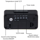 Digital Led Alarm Clocks Student Clocks With Week Snooze Thermometer Watch  Q5Z4