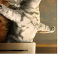 30cmx30cm Cat Couples 5D Diamond DIY Painting Craft Kit Home Hanging Decor