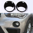 Front Fog Lights Lamp Frame Ring Cover Trim Fit for BMW X1 F48 2016-2019 Ac