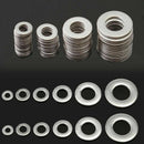 105pcs Stainless Steel Washers Metric Flat Washer Screws Kit M3 M4 M5 M6 M8 M10