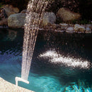 Swimming Fish Pool Waterfall Fountain Ground Above Cascade Water Feature