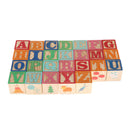 Wooden Square Cubes Building Blocks Mathematical Thinking Teaching Aids for