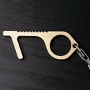 Door Opener Handle Key Keychain Press Elevator Hygiene No Touch Safety Tool