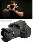 Lens Hood For Nikon HB-69 AF-S DX NIKKOR 18-55mm f/3.5-5.6G II I7N9 D3200 V X1N1