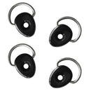 4 Packs Kayak Loop Deck Fitting With D- For Deck Bungee Line Rigging