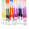 12pcs Plastic Spiral Key Chain Stretchable String Keyring Key  Craft
