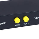 1PCS New 2 Port Computer VGA Switcher Sharer KVM Swi OZ