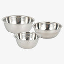 3Pcs Mixing Bowl Stainless Steel Kitchen Cook Bakeware Food Serving Storage