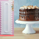 3Pcs Cake Decorating Comb Icing Smoother Scraper Pastry Baking DIY Newest Useful