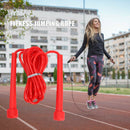 Skipping Rope PVC Adjustable Jump Rope Training Exercise Equipment (Red)