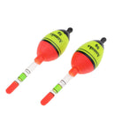 2pcs Luminous Fishing Float Vertical Rock Fishing Buoy Plastic Bobber 5g