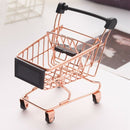 Double-Deck Shopping Cart Makeup Sponge Holder Drying Rack Beauty Powder Pu