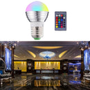 E27 RGB LED Light Bulb Remote Control 16 Colors Changing -Engery Saving