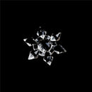 5Pcs Crystal Clear Acrylic Snowflakes Snowflake Ornaments Party Christmas Dec M&