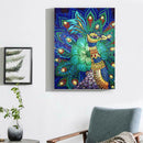 5D DIY Special-shaped Diamond Painting Peacock Cross Stitch Embroidery Kit A