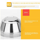 Double Insulation Stainless Steel Steaming Bowl Soup Bowl Steamed Egg Bowl