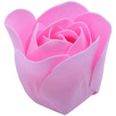 9Pcs Scented Rose Flower Petal Bath Body Soap Wedding Party Gift(Pink)