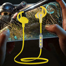 E180 Sweatproof Bluetooth Earphones Sport Stereo Bass Earbuds w/In-Line Mic