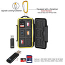 Water-Resistant 24 Slots Memory Card Carrying Cases Professional Anti-Shock