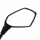10mm Black Motorcycle Bike Wing Rear View Side Mirrors Motorbike Rearview N2Y7