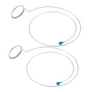 2 pcs Wire Eye Loupe Eyeglass Holder Head Watch Watchmakers Repair Magnifier