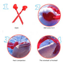 Heart-shaped Snowball Clip Funny Snowball Mold Kids Outdoor Toys (34x8cm)
