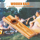 Wooden Kazoo Mouth Flute Portable Music Lovers Woodwind Flute Instrument