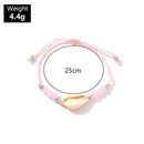 Shell Beads Bracelet For Women Charm Bracelet Handmade Rope Bracelet Summer