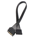 30CM SATA 15Pin Male to Female Power Cable HDD SSD Power Supply Ca Hn