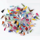 120Pcs Acrylic Keychains Blanks Tassels Keychain Pendant Bulk for DIY Key Chain