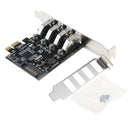 4 Port PCI-e to USB 3.0 HUB PCI Express Expansion Card Adapter 5Gbps for Desktop