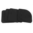4pcs Square Refrigerator Mute Shock Mat Washing Machine Anti Vibration Pad