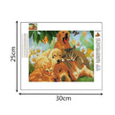 Round Drill 5D Diy Diamond Painting "Animal Cats Dog" Embroidery Cross Stit