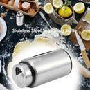 Visible Stainless Steel Seasoning Jar Salt Pepper Shaker Toothpick Holder