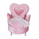 Lace Single Chair Jewelry Box for Women, Compartments Necklace Display Jewelry