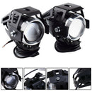 2Pcs U5 125W 3000LM Waterproof Motorcycle LED Headlight High Power Spot Li Gw Bj