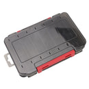 Squid Jigs Lure Case Box Both Side Storage Lure Case Holder Black 14 Compartment