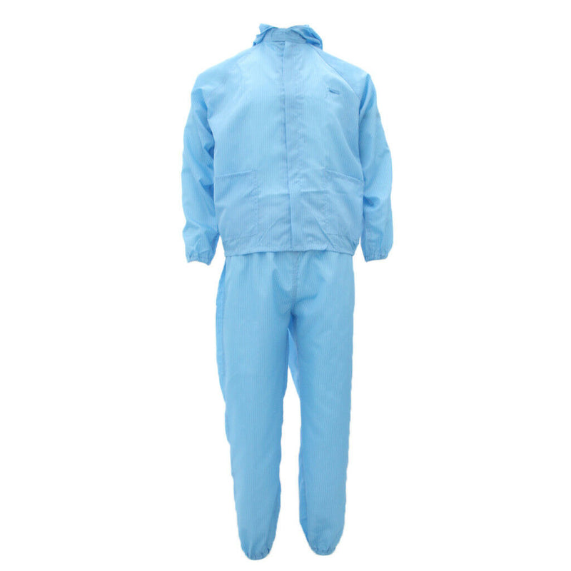 Split Overall Protective Painting Decorating Coverall Suit Dressing Blue L