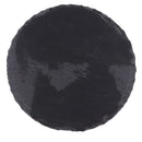 Turtle Dish for Reptile Amphibians Food Bowl Natural Rock Plate Black Circular