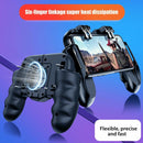 Six-Finger Mobile Phone Game Controller Joystick Gamepad Cooling Fan for PUBG