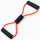 4PCS Latex Rubber Resistance Stretch Band Rope Fitness Exercise Pilates Yoga asd