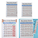 Bass Guitar Chord Practice Chart Fingering Practice  S  21x28cm