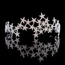 Fashion Luxury Crystal Star Hair Band Retro Rhinestone Bridal Tiara Crown H