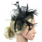 Woman Lady Feather Headband 20s Gatsby Wedding Church Ascot Race Headpieces