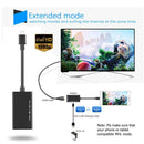 Micro USB to HDMI 1080P Cable with 5Pin to 11Pin Converter Adapter for HDTV