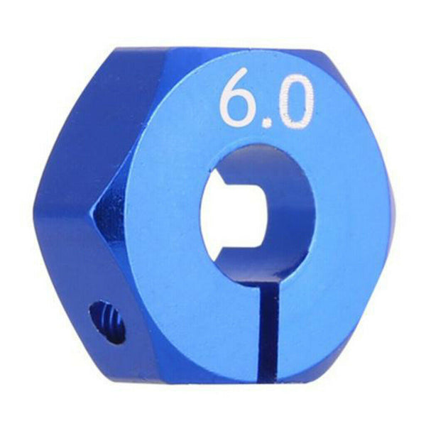 4Pcs/Set 1/10 Wheel Hex Drive 12x6mm w/ Pins Screws for Axial SCX10 HSP Blue