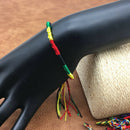2020 Hot Multi Color Buddhist Handmade Knots Lucky Rope Bracelet Adjustable