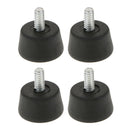 4x Tripod Feet Monopod Foot and 1/4 Thread Screw for Nikon Manfrotto Bionano